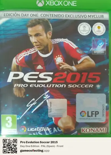 Pro Evolution Soccer 2015 Xbox One, Spain box front