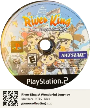 River King: A Wonderful Journey PlayStation 2, NTSC disc