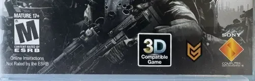 Killzone Trilogy, the ESRB box on its front