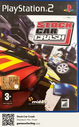 Stock Car Crash PlayStation 2, PAL box front