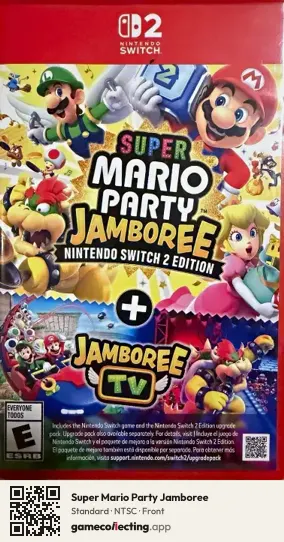 Super Mario Party Jamboree Nintendo Switch 2, NTSC box front