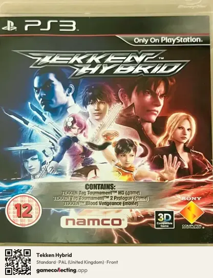 Tekken Hybrid PlayStation 3, United Kingdom box front
