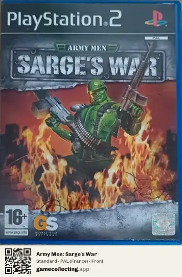 Army Men: Sarge's War PlayStation 2, France box front