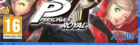 Persona 5 Royal, the PEGI square on its front
