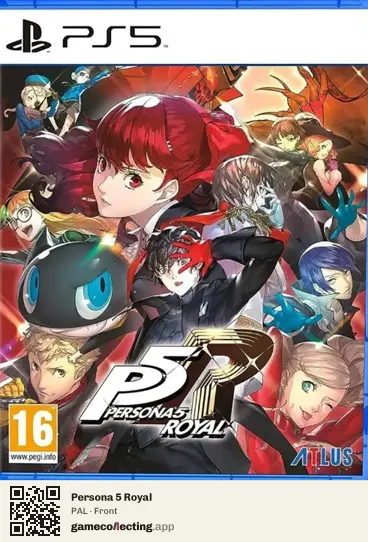 Persona 5 Royal PlayStation 5, PAL box front