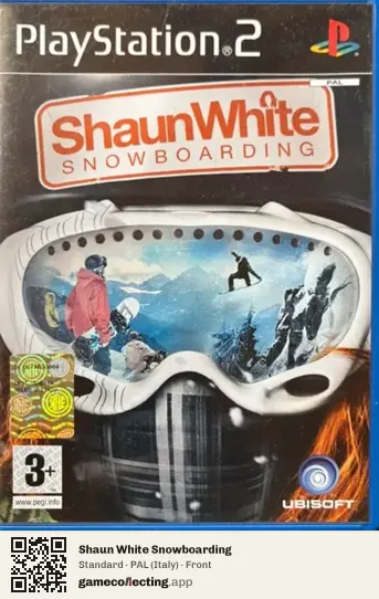 Shaun White Snowboarding PlayStation 2, Italy box front