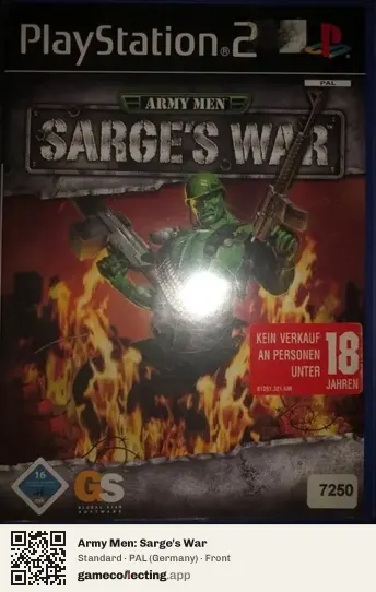 Army Men: Sarge's War PlayStation 2, Germany box front