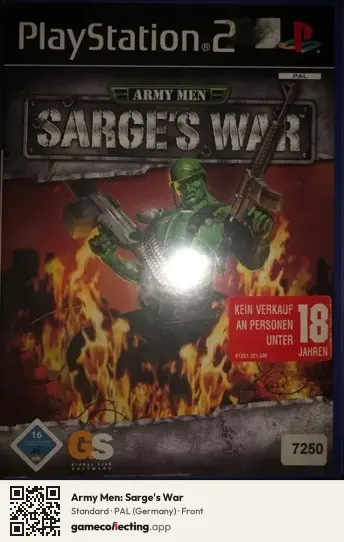Army Men: Sarge's War PlayStation 2, Germany box front