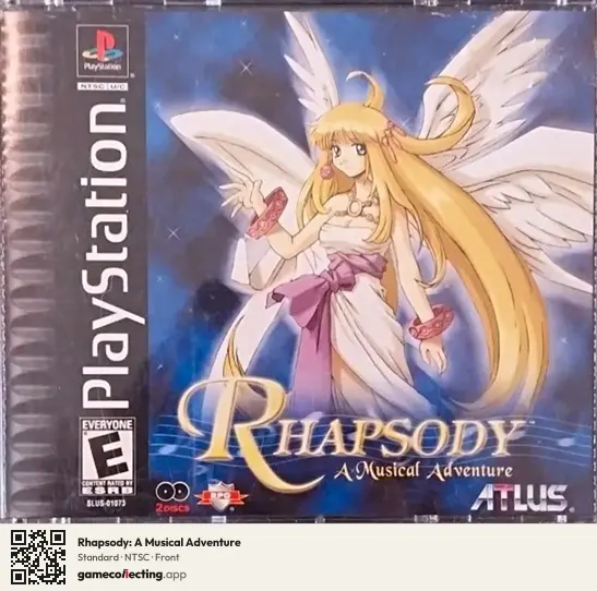 Rhapsody: A Musical Adventure PlayStation, NTSC box front