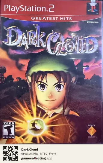 Dark Cloud PlayStation 2, NTSC box front