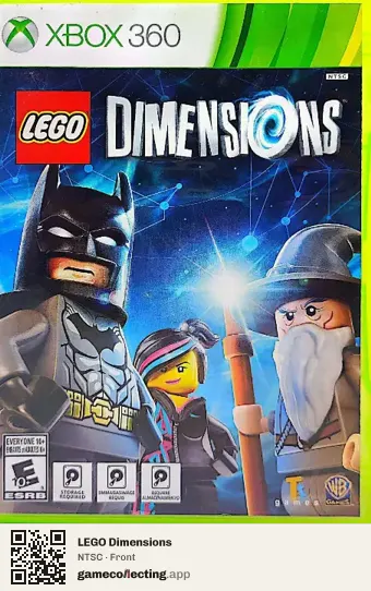 LEGO Dimensions Xbox 360, NTSC box front