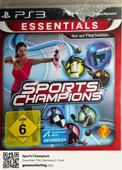 Sports Champions PlayStation 3, Germany box front