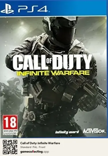 Call of Duty: Infinite Warfare PlayStation 4, PAL box front