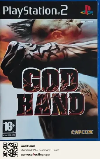 God Hand PlayStation 2, Germany box front