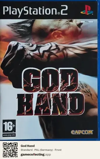 God Hand PlayStation 2, Germany box front