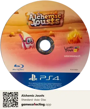 Alchemic Jousts PlayStation 4, Asia disc