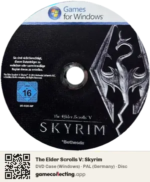 The Elder Scrolls V: Skyrim Computer, PAL disc