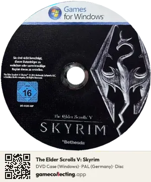 The Elder Scrolls V: Skyrim Computer, PAL disc