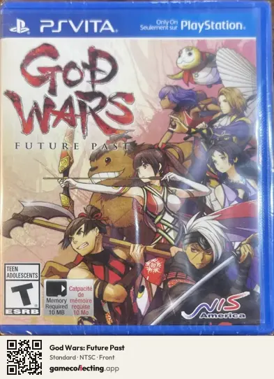 God Wars: Future Past PlayStation Vita, NTSC box front