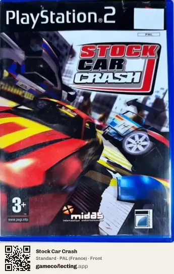 Stock Car Crash PlayStation 2, France box front
