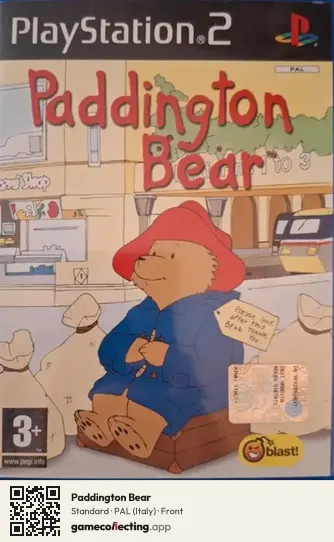 Paddington Bear PlayStation 2, Italy box front