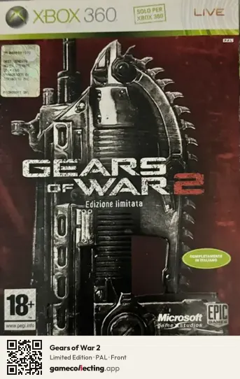 Gears of War 2 Xbox 360, PAL box front