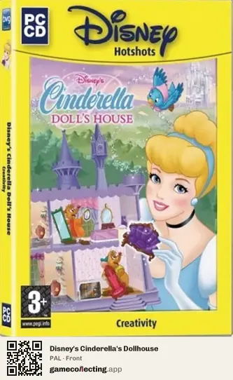 Disney's Cinderella's Dollhouse Computer, PAL box front