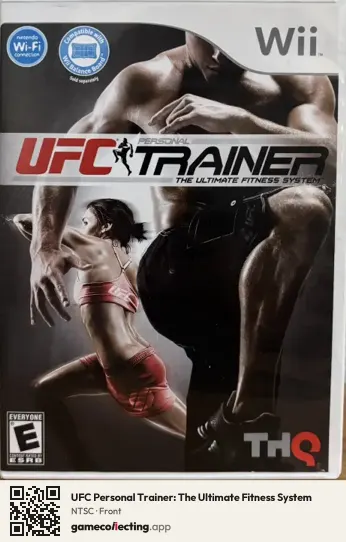 UFC Personal Trainer: The Ultimate Fitness System Nintendo Wii, NTSC box front