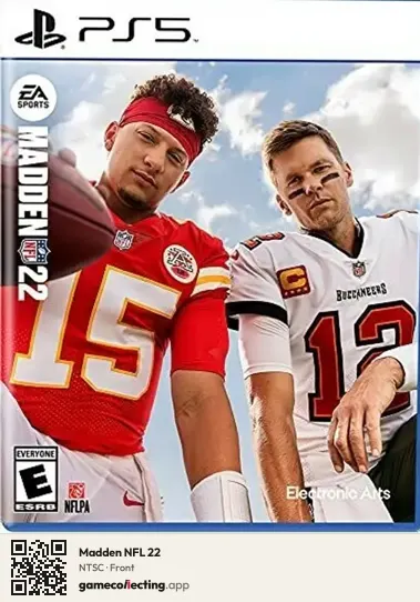 Madden NFL 22 PlayStation 5, NTSC box front