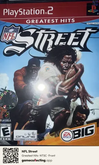 NFL Street PlayStation 2, NTSC box front