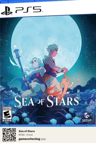Sea of Stars PlayStation 5, NTSC box front