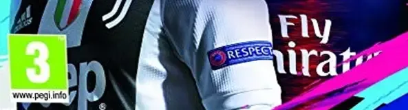 FIFA 19, the PEGI square on its front
