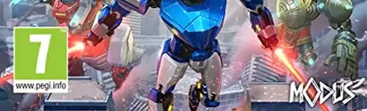 Override: Mech City Brawl, the PEGI square on its front