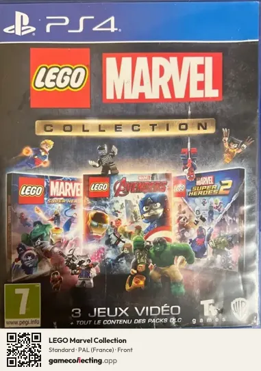LEGO Marvel Collection PlayStation 4, France box front