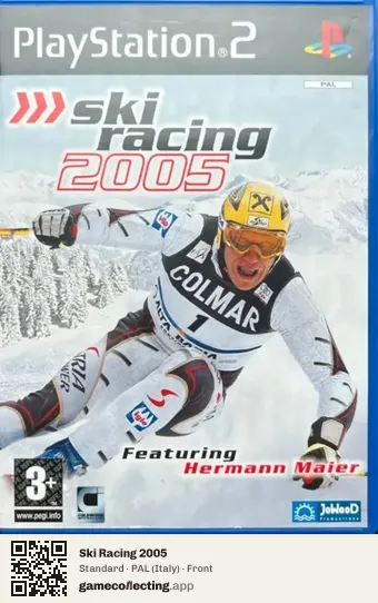 Ski Racing 2005 PlayStation 2, Italy box front