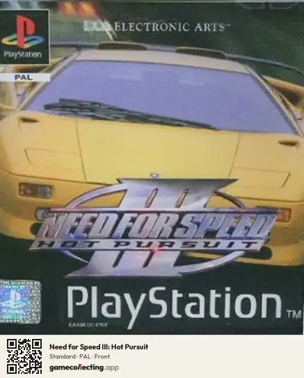 Need for Speed III: Hot Pursuit PlayStation, PAL box front