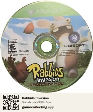 Rabbids Invasion Xbox One, NTSC disc