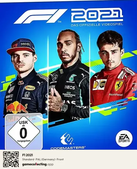 F1 2021 PlayStation 5, Germany box front