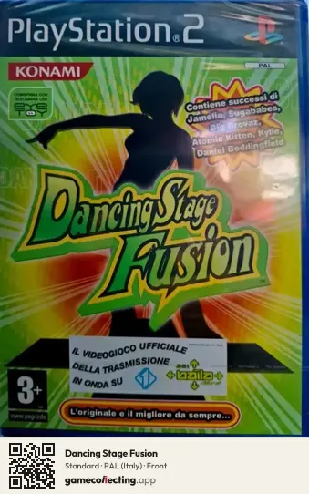 Dancing Stage Fusion PlayStation 2, Italy box front