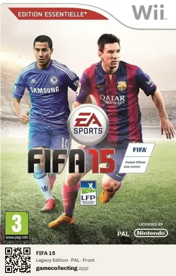 FIFA 15 Nintendo Wii, PAL box front