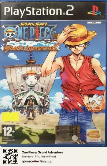 One Piece: Grand Adventure PlayStation 2, Italy box front