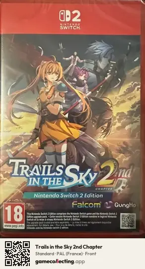 Trails in the Sky 2nd Chapter Nintendo Switch 2, France box front