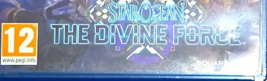 Star Ocean: The Divine Force, the PEGI square on its front