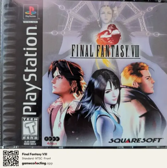 Final Fantasy VIII PlayStation, NTSC box front