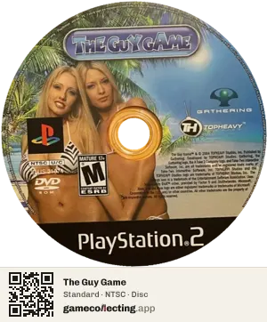 The Guy Game PlayStation 2, NTSC disc