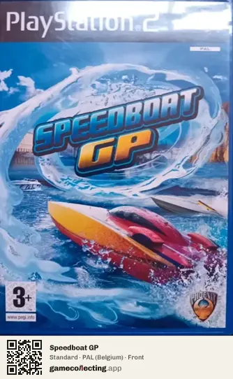 Speedboat GP PlayStation 2, Belgium box front