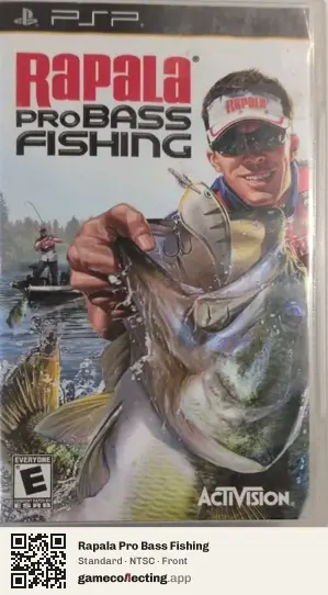 Rapala Pro Bass Fishing PlayStation Portable, NTSC box front