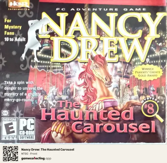 Nancy Drew: The Haunted Carousel Computer, NTSC box front