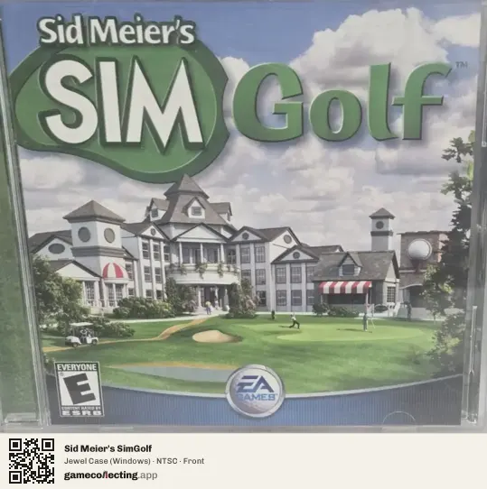 Sid Meier's SimGolf Computer, NTSC box front