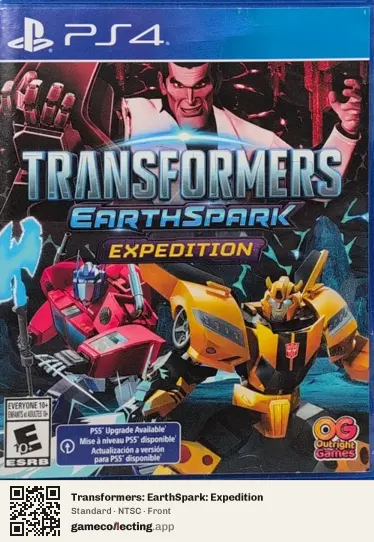 Transformers: EarthSpark: Expedition PlayStation 4, NTSC box front